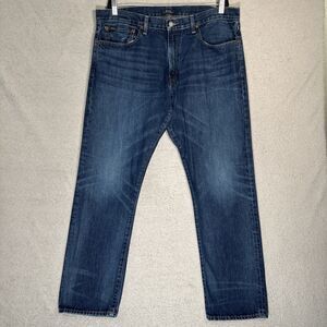 Polo Ralph Lauren Jeans Men’s Fit 39x30 Hampton Relaxed Straight Whisker Fade